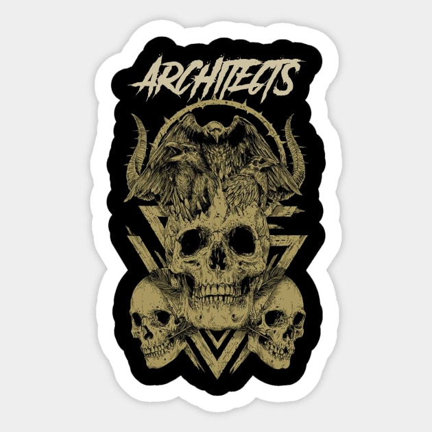 ARCHITECTS BAND Architects Band Sticker TeePublic
